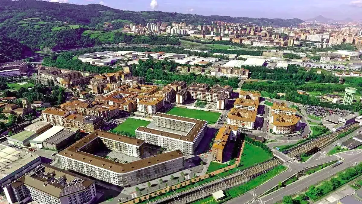 Hormigón impreso en Etxebarri, Gran Bilbao